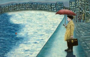 'Just a boy', huile sur toile, 100 cm x 65 cm, 2010