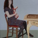 l'Ane Rouge, huile sur toile, 65 cm x 50 cm, 2019